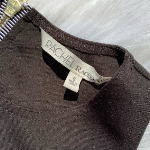 Rachel Rachel Roy Black Layered Frill Dress Whimsical Goth Size 6 - Picture 5 of 7